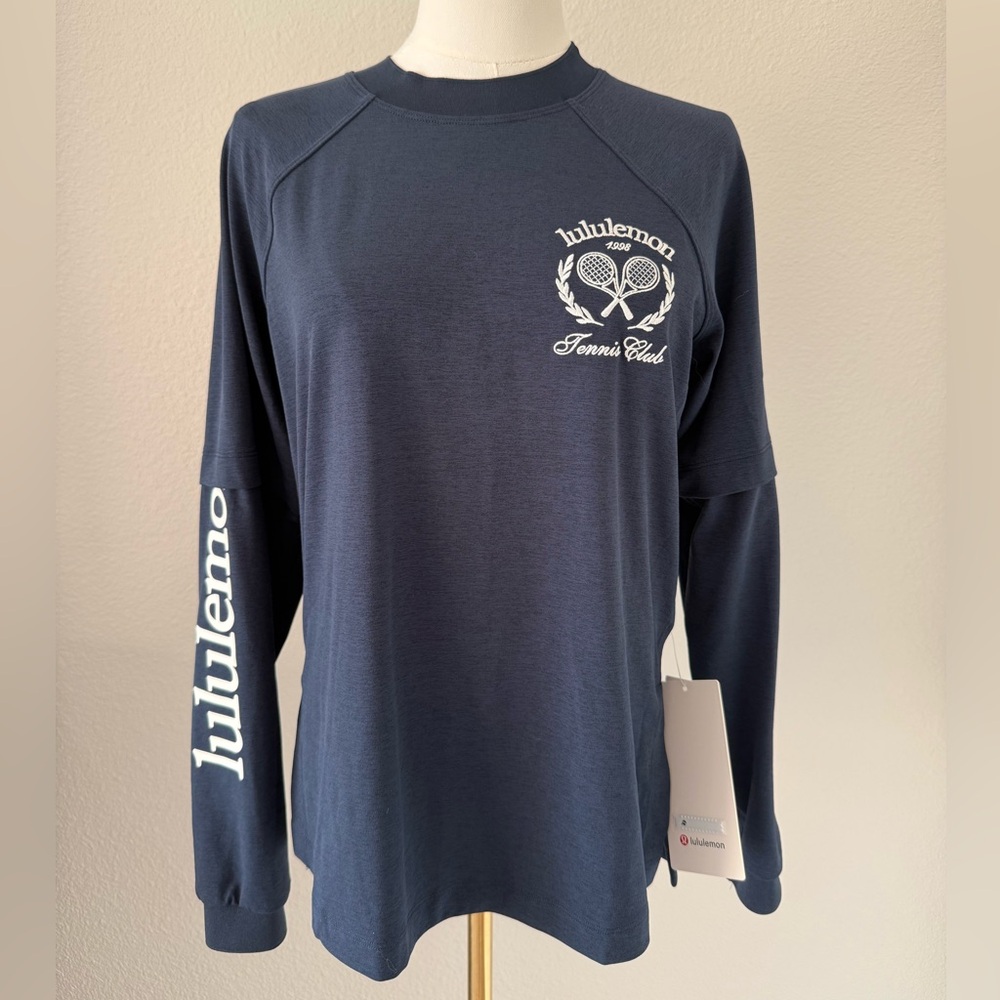 LULULEMON - Tennis Club T-Shirt - Blue - BRAND NEW WITH TAGS - Size 4